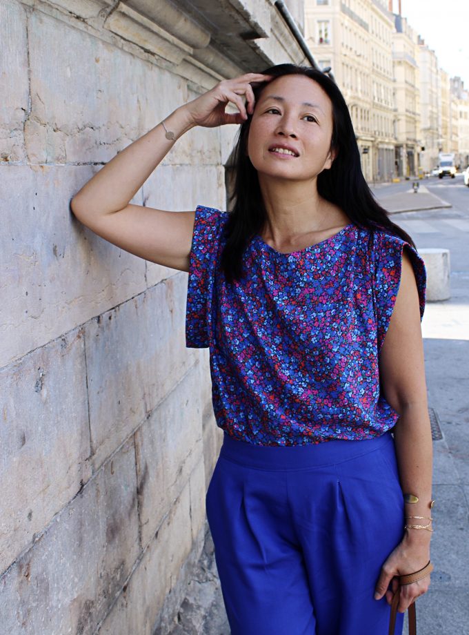 Tissu popeline viscose Capri - Imprimé en France