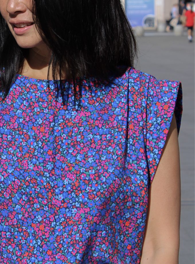 Tissu popeline viscose Capri - Imprimé en France