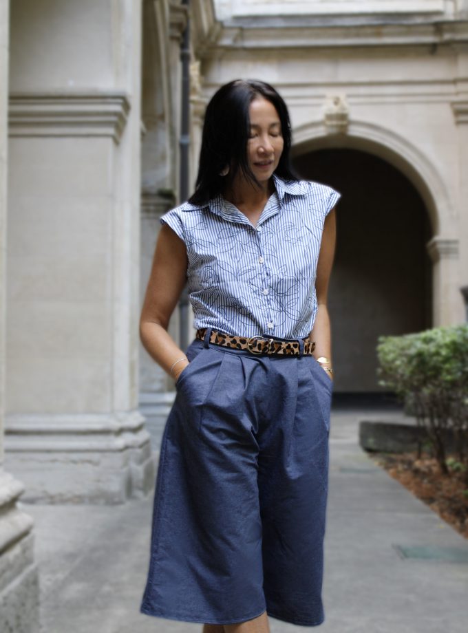 Tissu denim jean bleu