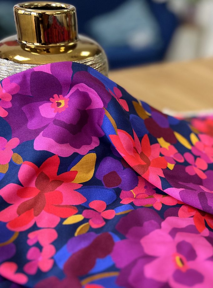 Tissu twill viscose EDEN - Imprimé en France