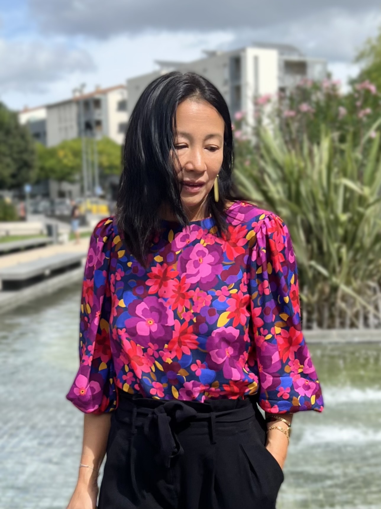 Tissu twill viscose EDEN - Imprimé en France – Image 8