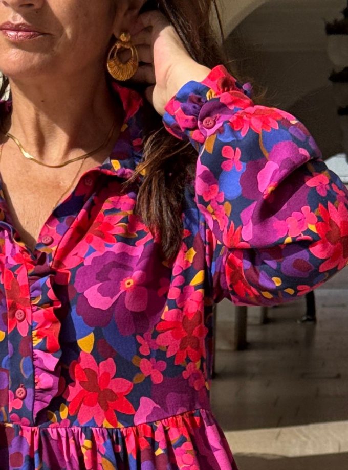 Tissu twill viscose EDEN - Imprimé en France