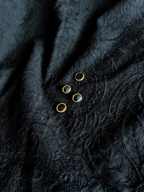 Tissu broderie anglaise coton Luna