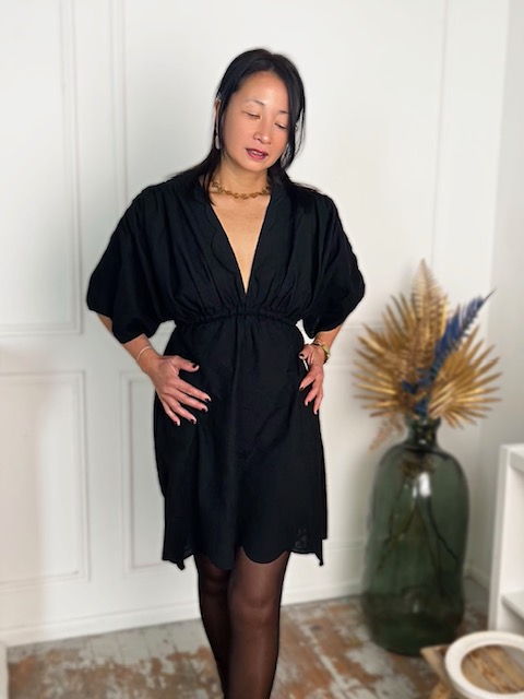 Tissu broderie anglaise coton Luna