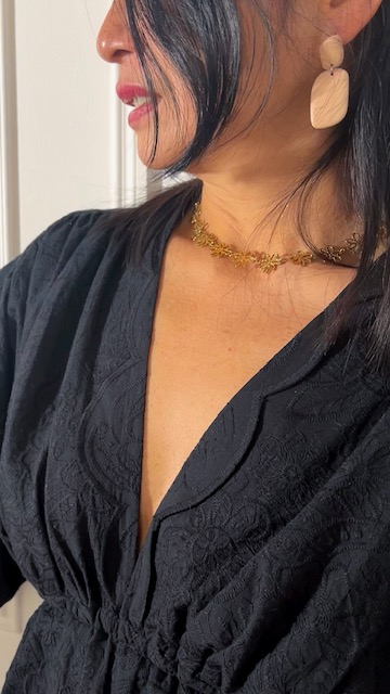 Tissu broderie anglaise coton Luna