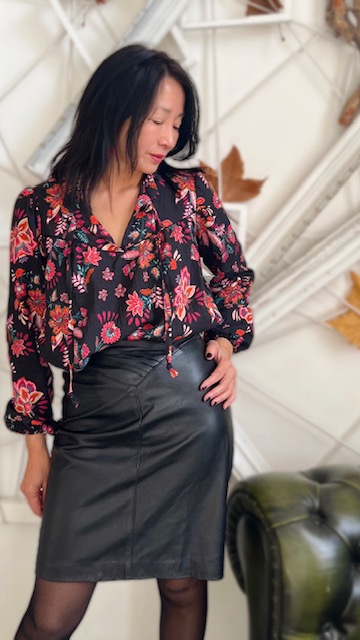 Tissu viscose flammée KALYA - Imprimé en France