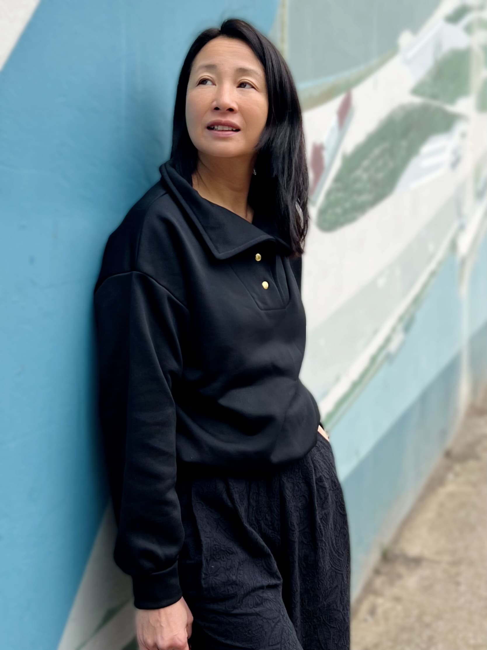 Tissu jersey molletonné, envers polaire – Image 10