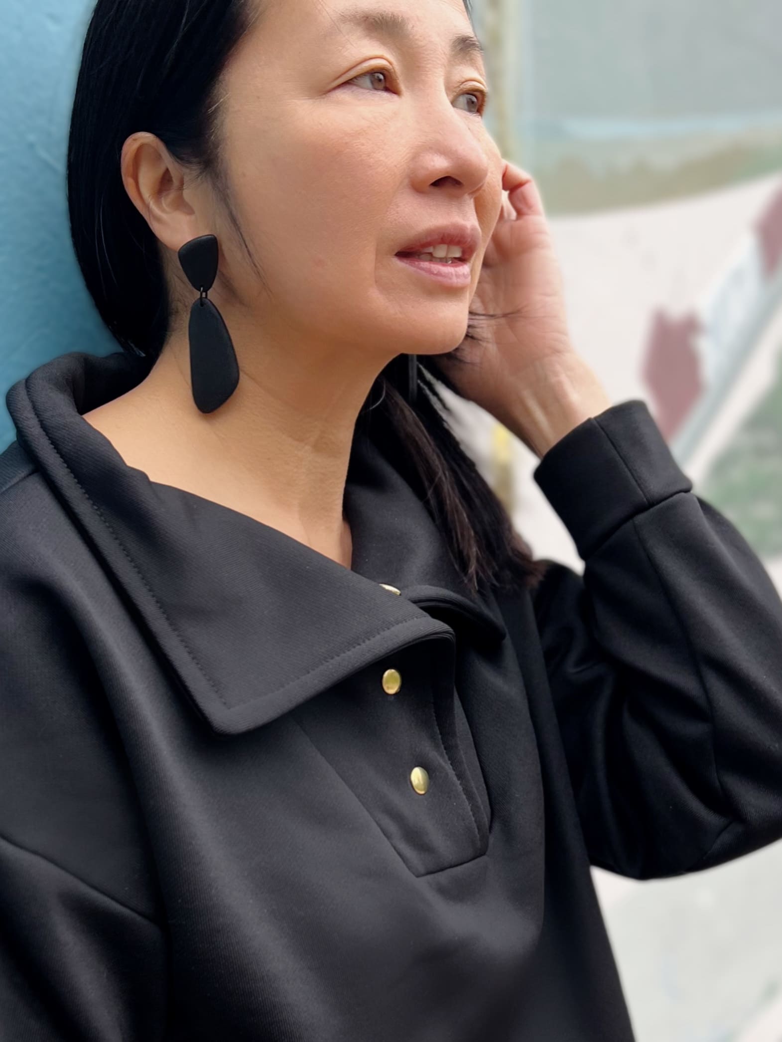 Tissu jersey molletonné, envers polaire – Image 7