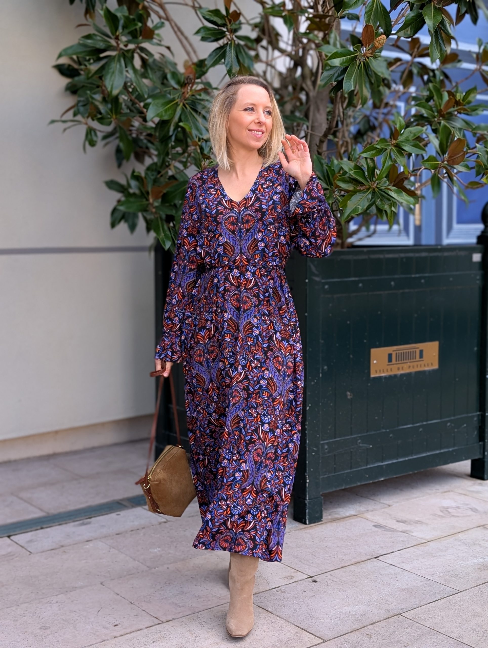 Tissu crêpe viscose Olivia - Imprimé en France – Image 12