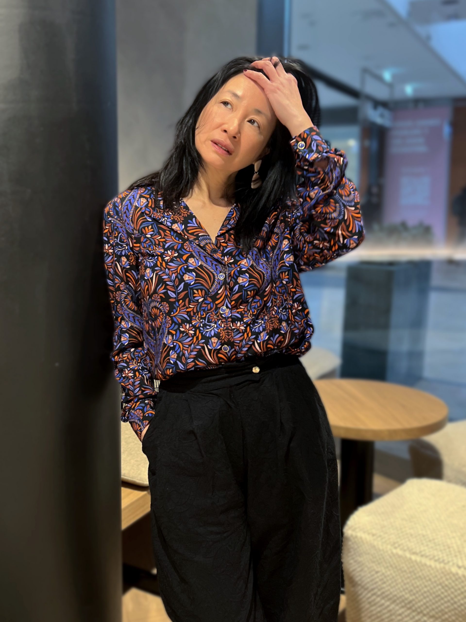 Tissu crêpe viscose Olivia - Imprimé en France – Image 9