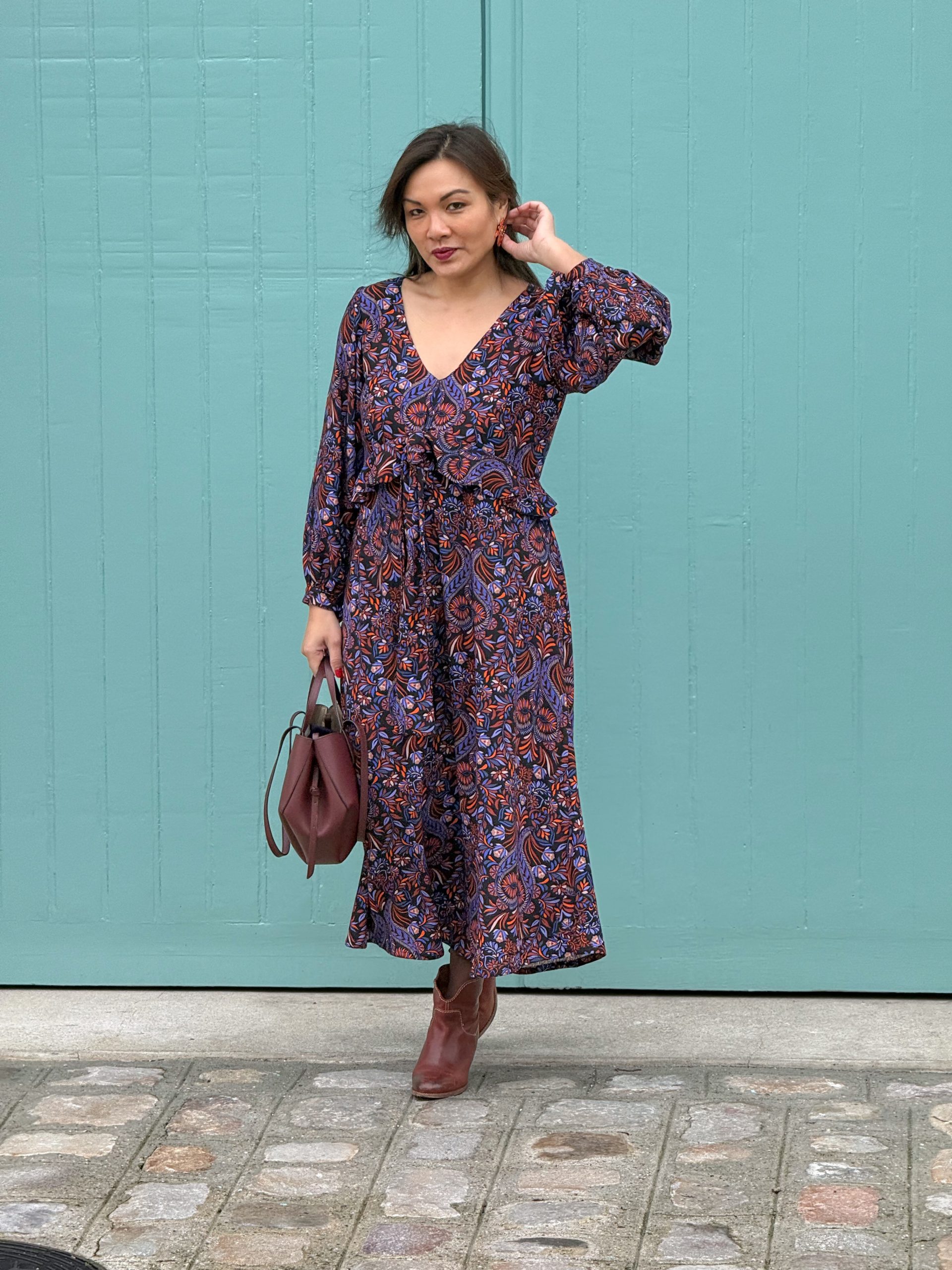 Tissu crêpe viscose Olivia - Imprimé en France – Image 14