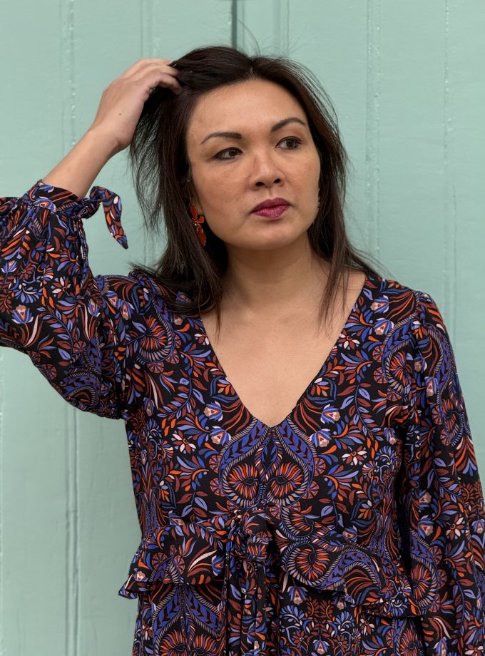 Tissu crêpe viscose Olivia - Imprimé en France