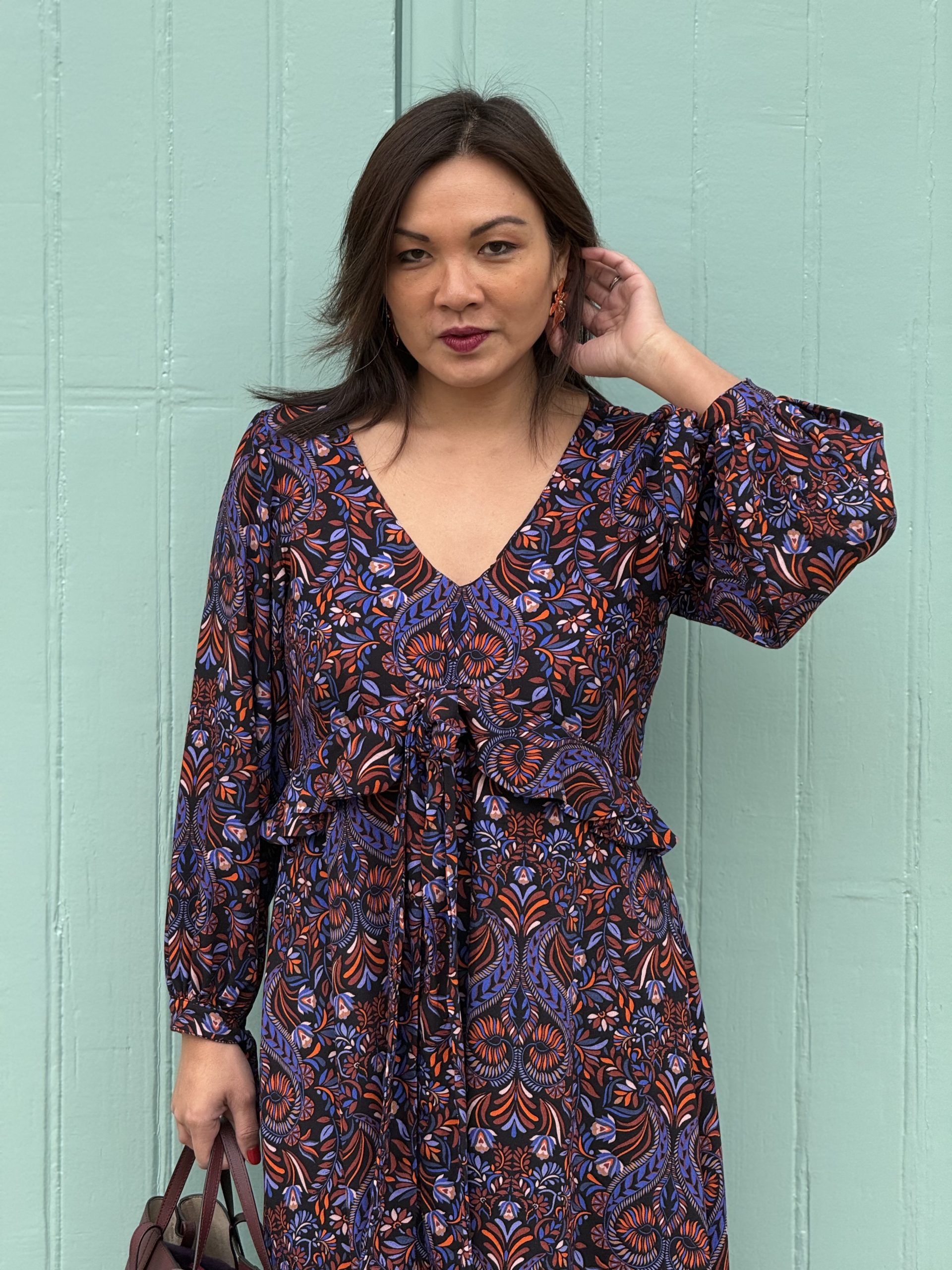 Tissu crêpe viscose Olivia - Imprimé en France