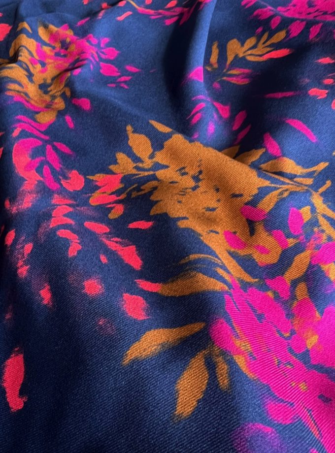 Tissu twill viscose Elena - Imprimé en France