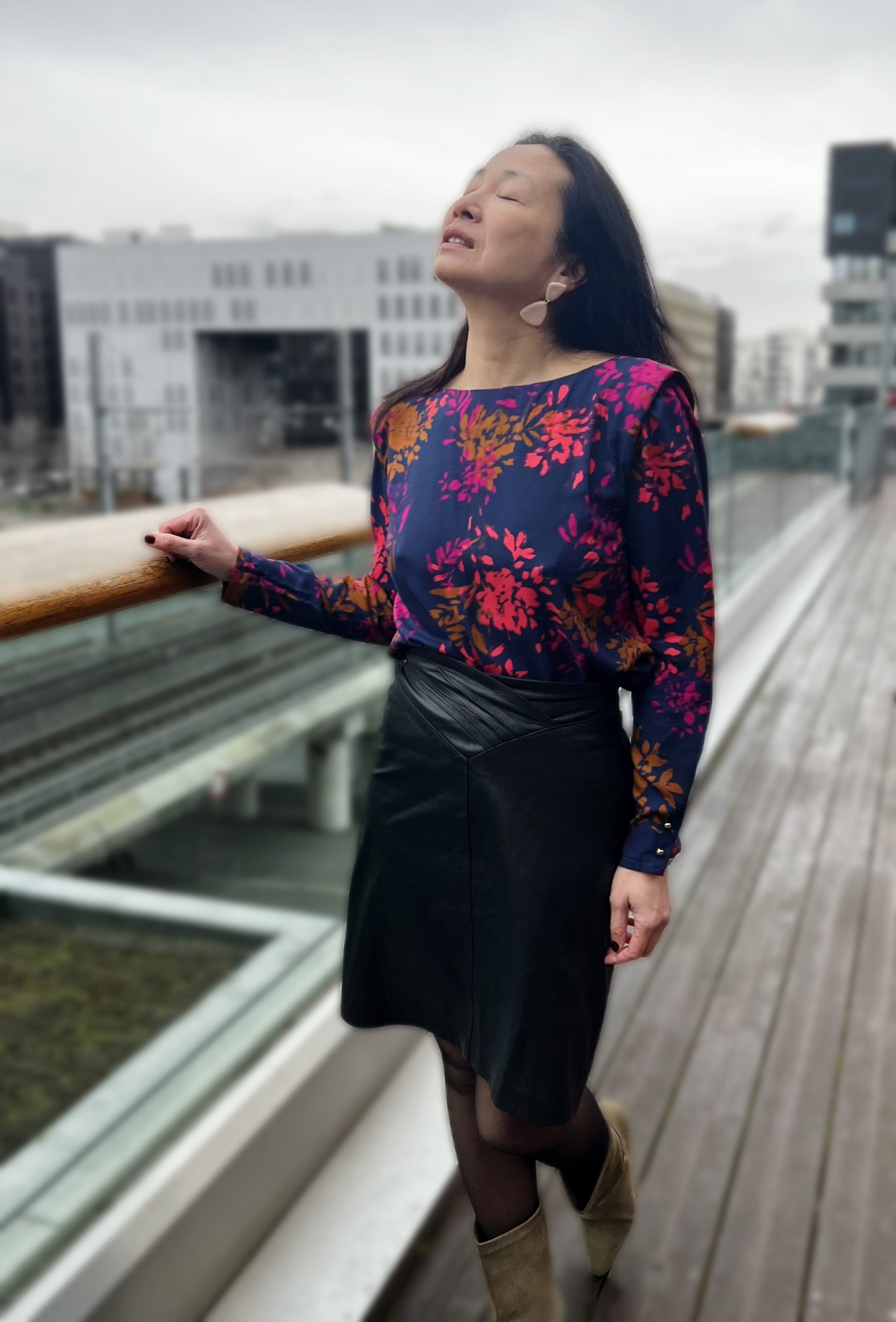 Patron couture blouse Kim + Twill viscose Elena – Image 4