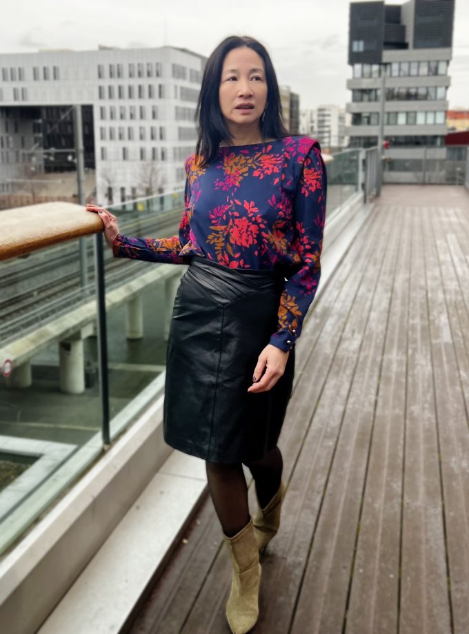 Tissu twill viscose Elena - Imprimé en France