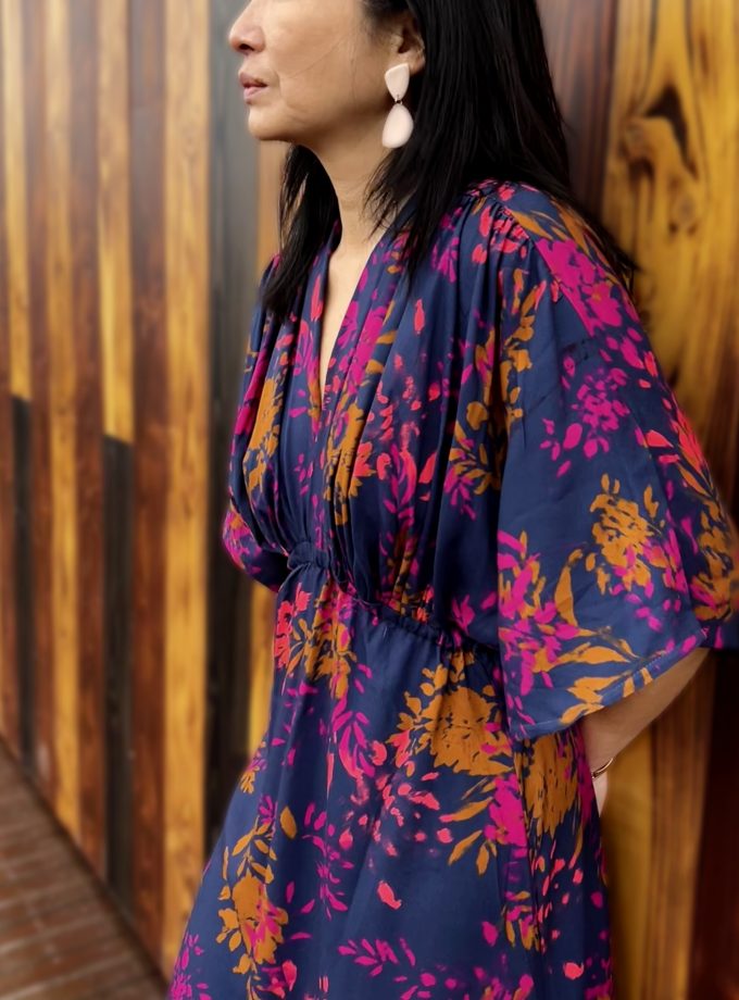 Tissu twill viscose Elena - Imprimé en France