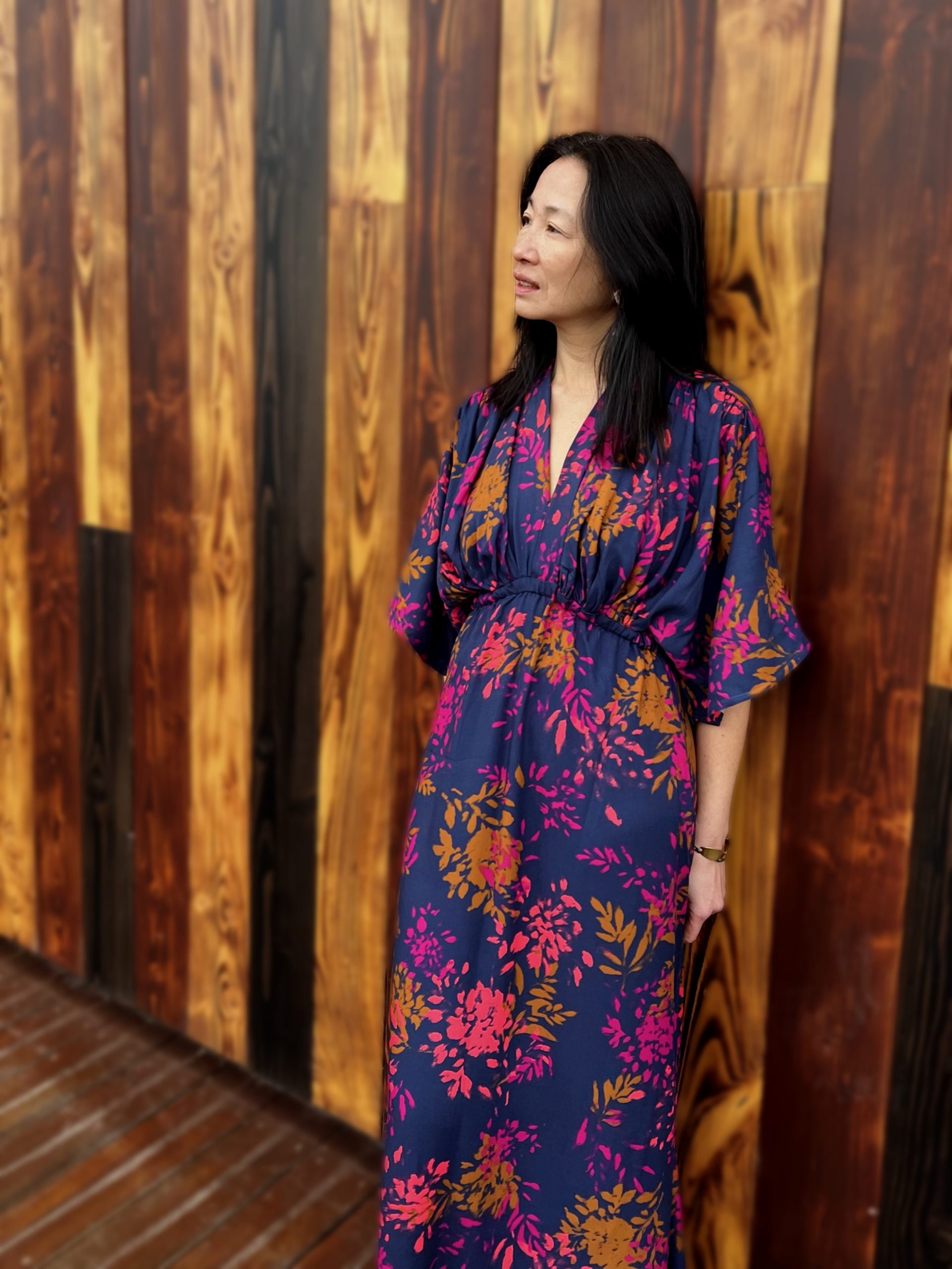 Patron couture robe longue Anabelle + Twill viscose Elena – Image 3