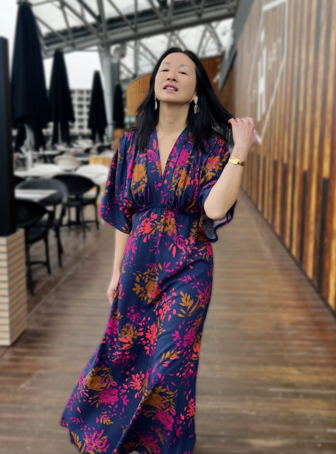 Tissu twill viscose Elena - Imprimé en France