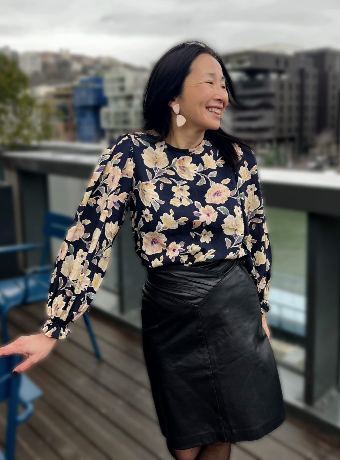 Patron couture blouse Anais + tissu viscose Camélia