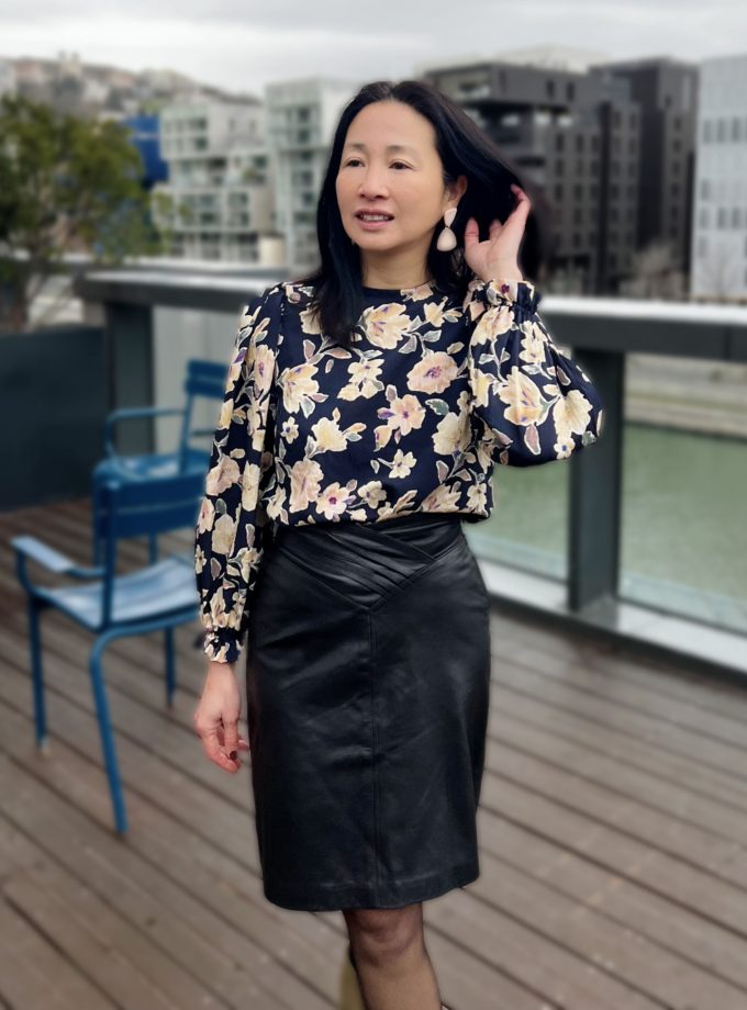 Patron couture blouse Anais + tissu viscose Camélia