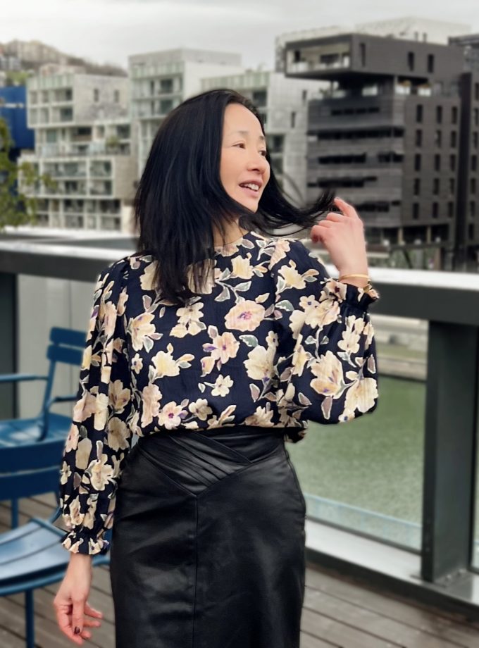 Patron couture blouse Anais + tissu viscose Camélia