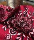Coupon viscose flammée Scarlett (140 cm)
