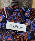 Etiquette à coudre Hashtag Divine - Imprimée en France