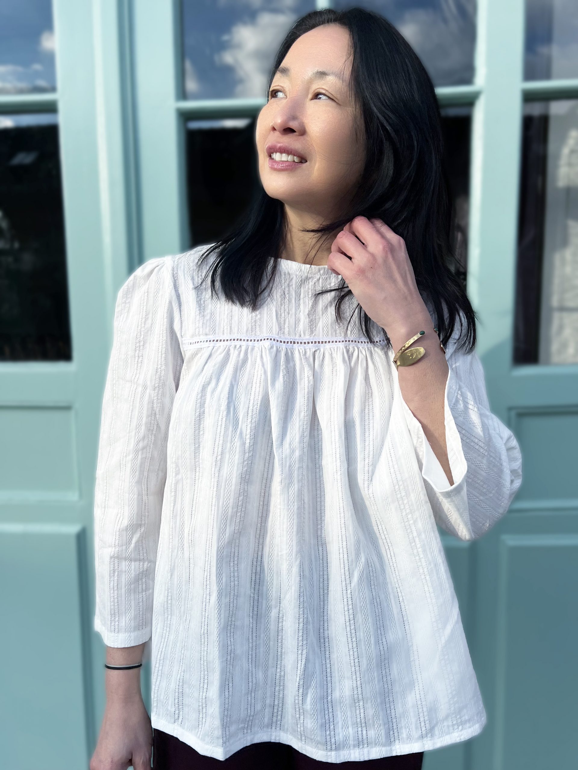 Tissu broderie Iris -100% coton – Image 10