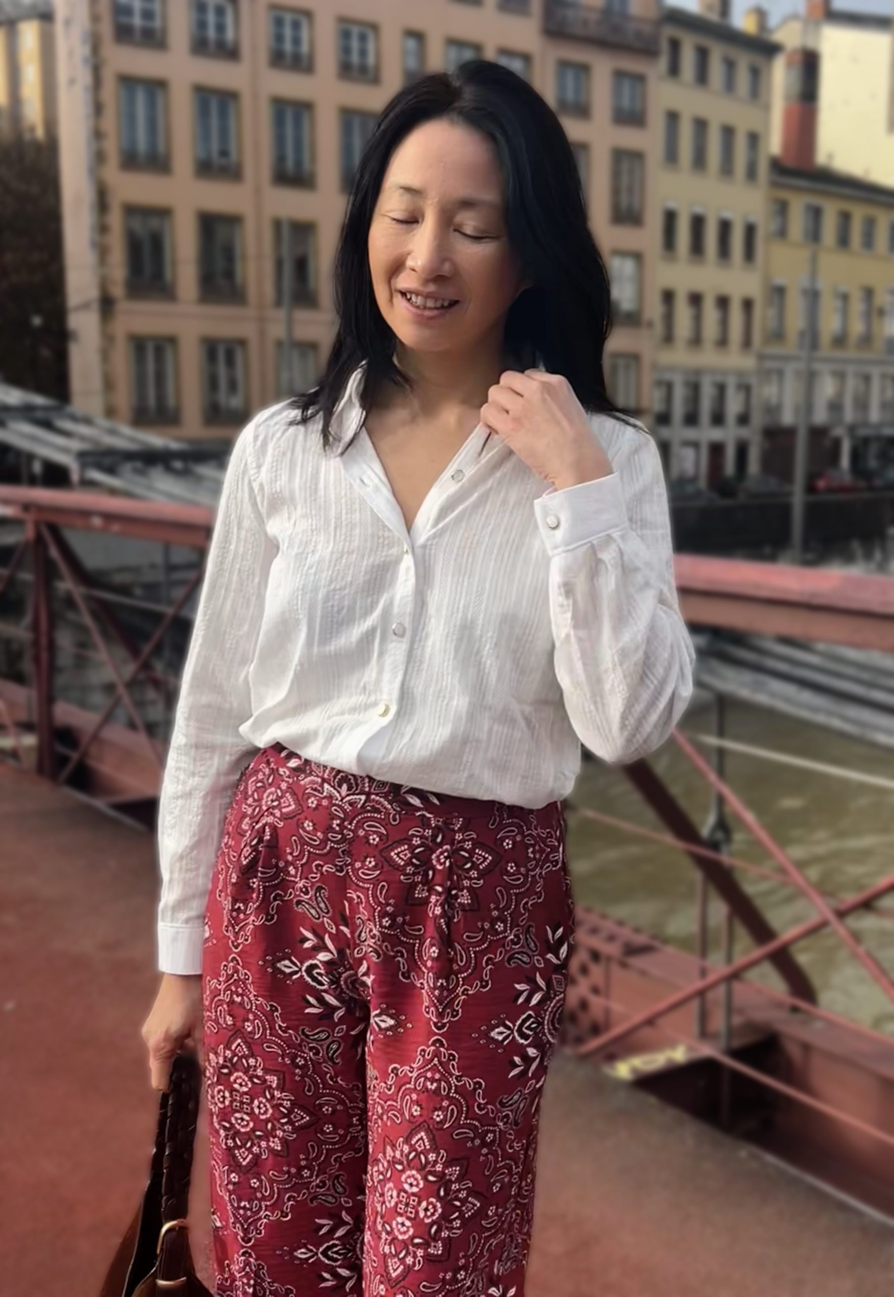 Tissu broderie Iris -100% coton – Image 12