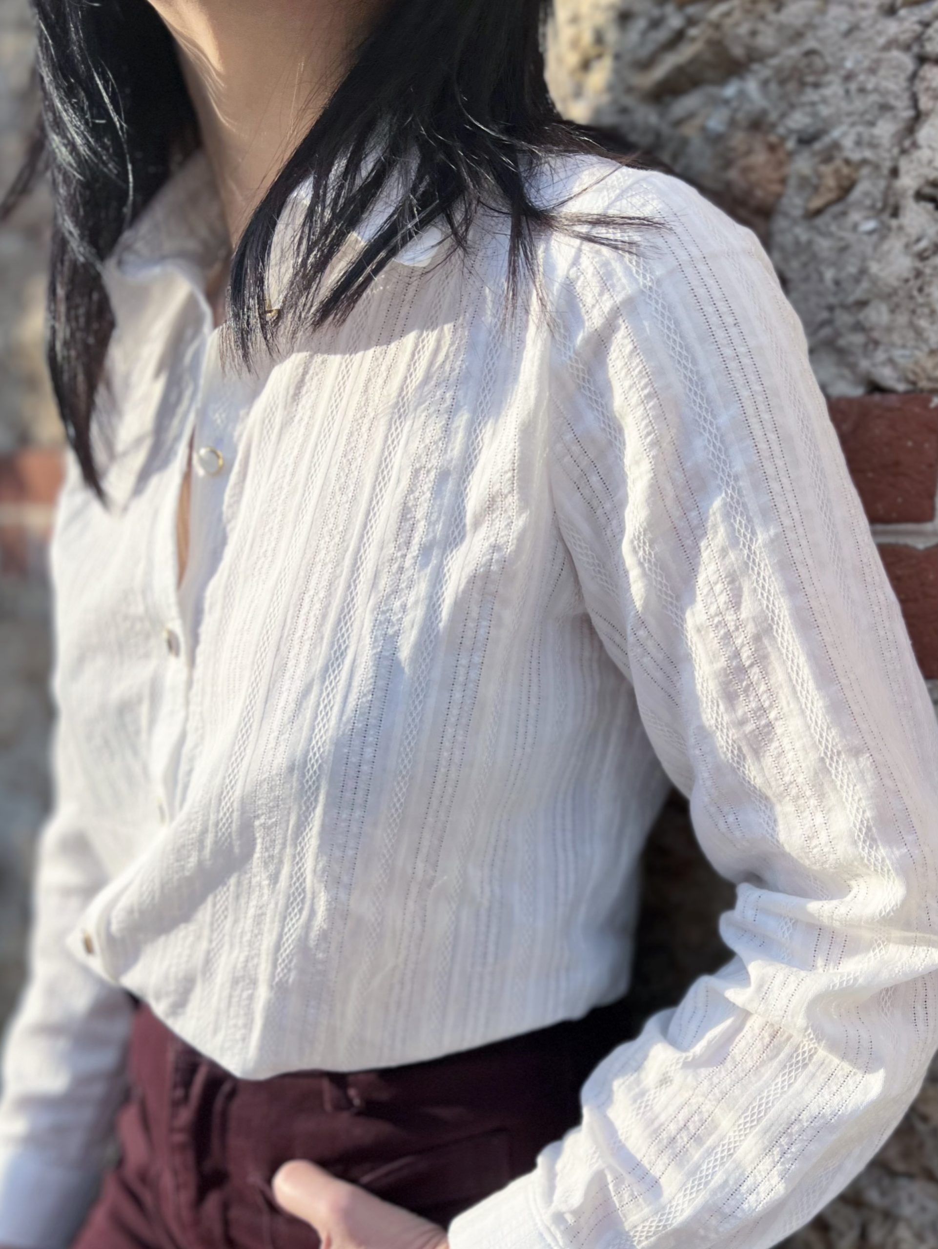 Tissu broderie Iris -100% coton – Image 6