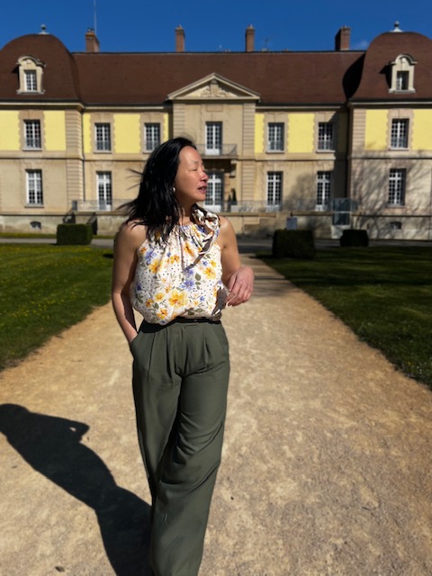 Patron couture top paréo by Clématisse pattern + tissu crêpe viscose Mélia