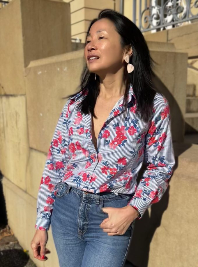 Tissu rayures coton Siena - Imprimé en France