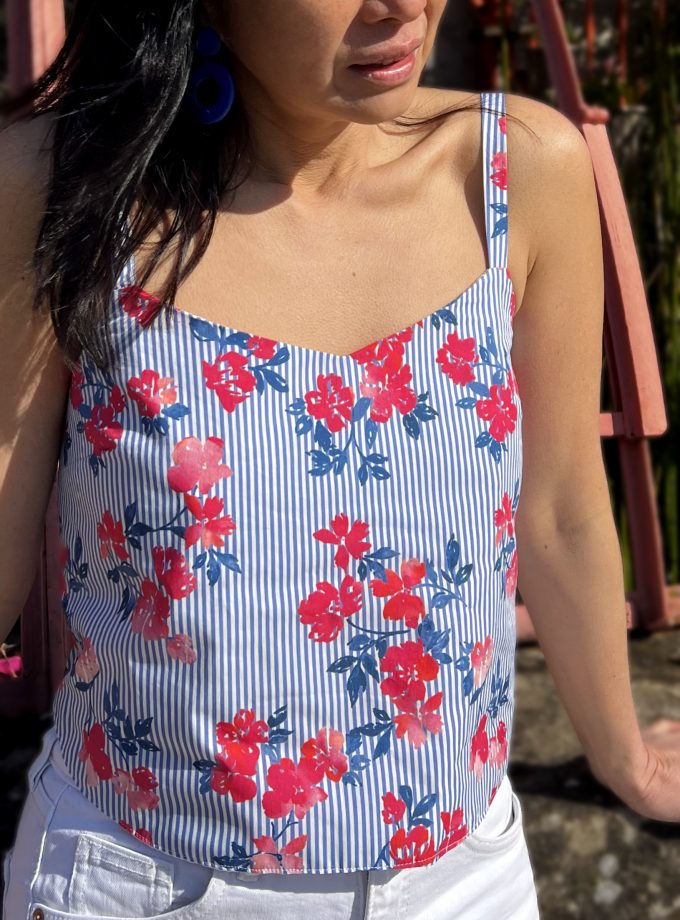 Tissu rayures coton Siena - Imprimé en France