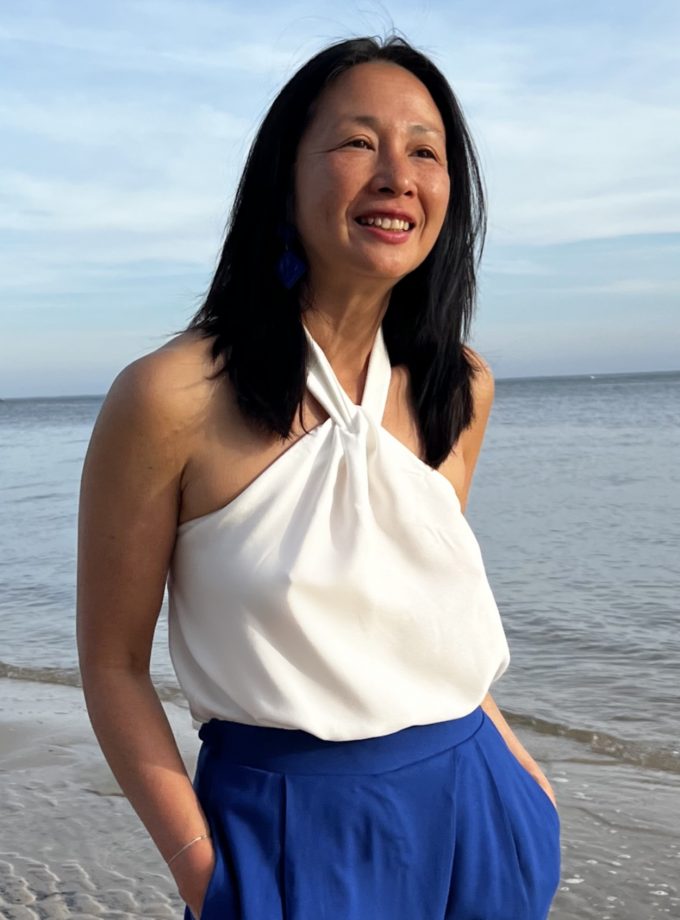 Tissu crêpe viscose Blanc Ivoire