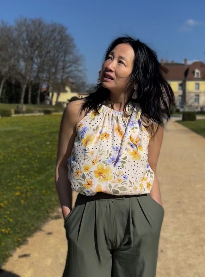 Tissu crêpe viscose Mélia - Imprimé en France