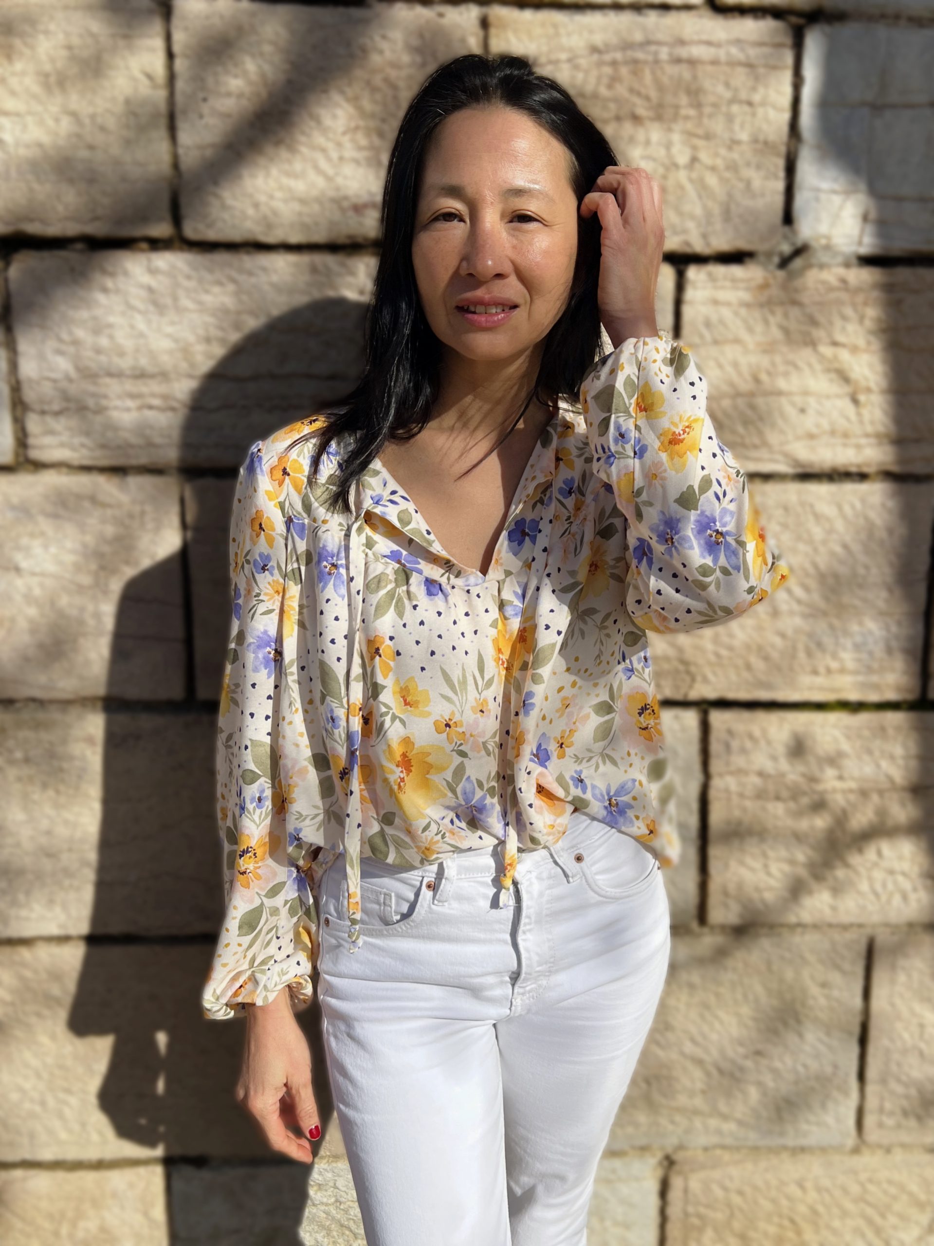 Patron couture blouse Zélie by Clématisse pattern + tissu crêpe viscose Mélia – Image 4