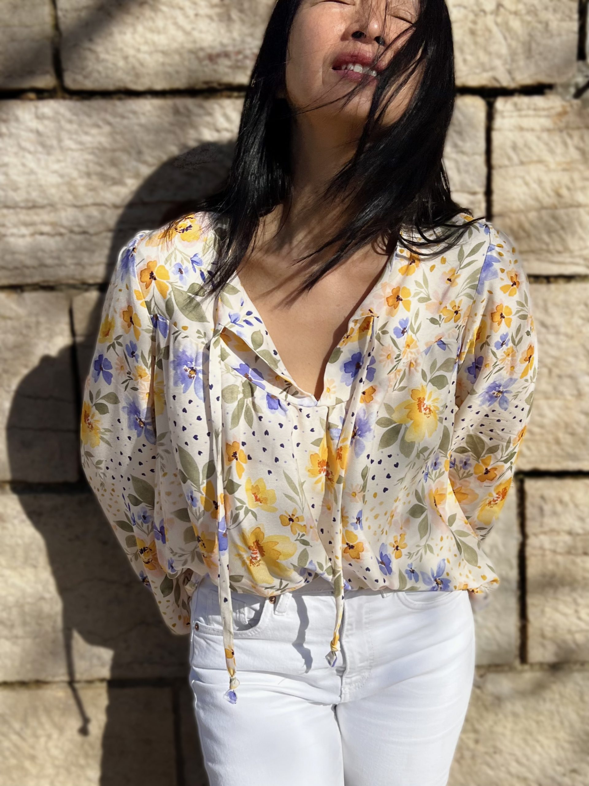 Patron couture blouse Zélie by Clématisse pattern + tissu crêpe viscose Mélia – Image 3