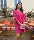Tissu crêpe viscose Fuchsia