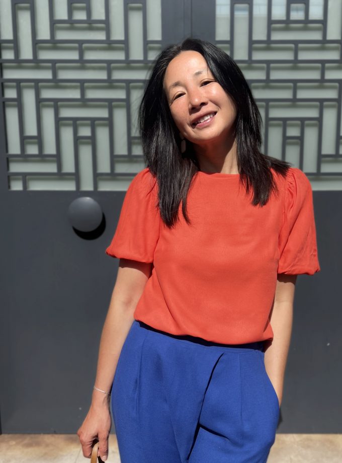 Tissu crêpe viscose Tangerine - Edition limitée