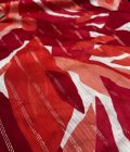 Coupon red lurex 2 m - Imprimé en France