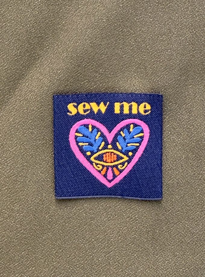 Etiquette tissée à coudre SEW ME