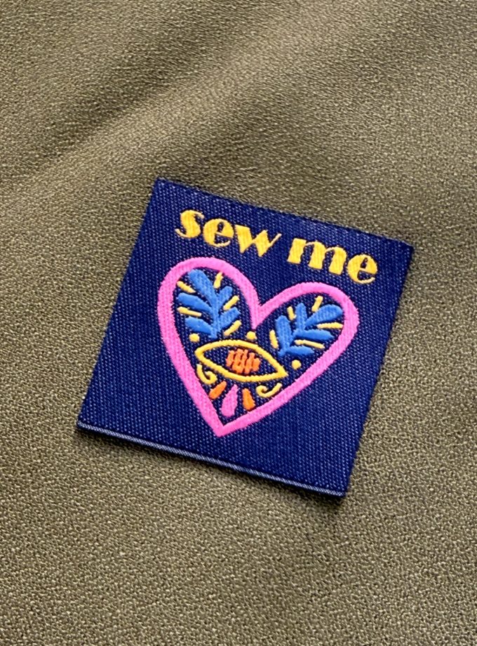 Etiquette tissée à coudre SEW ME