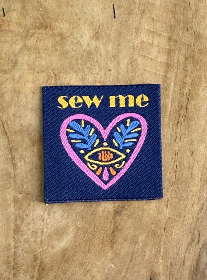Etiquette tissée à coudre SEW ME