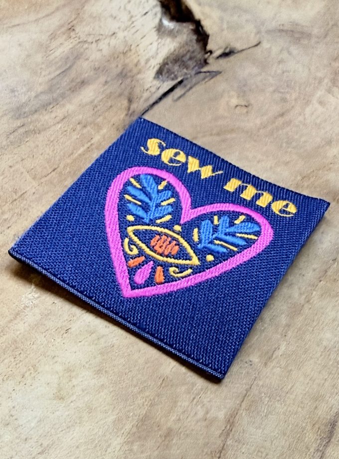Etiquette tissée à coudre SEW ME