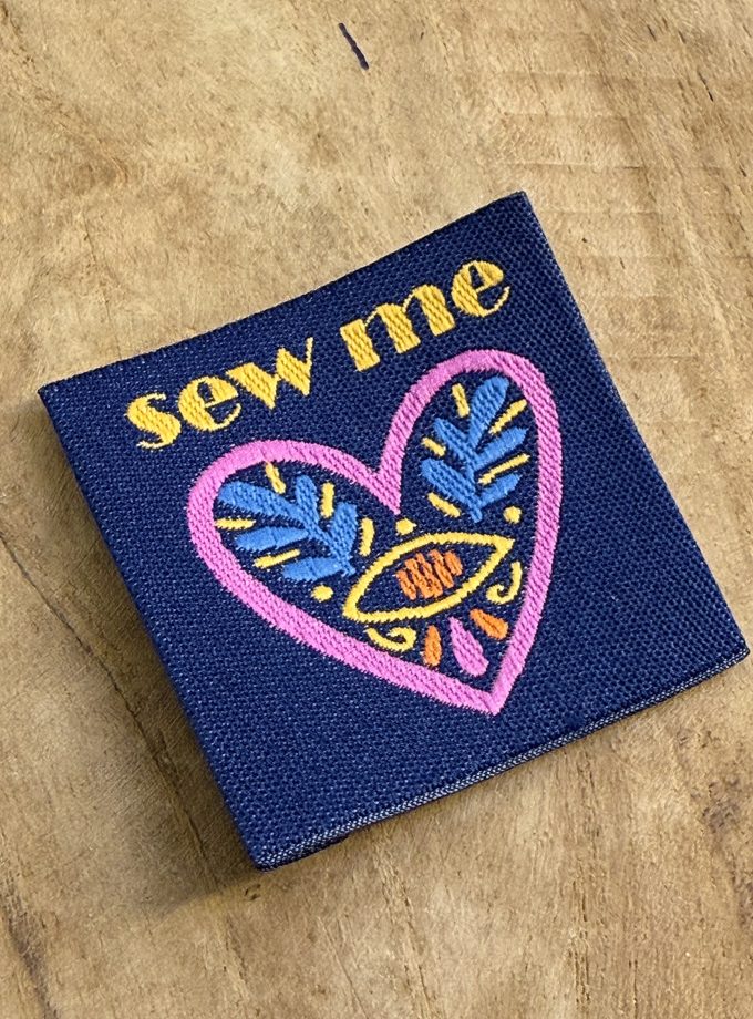 Etiquette tissée à coudre SEW ME