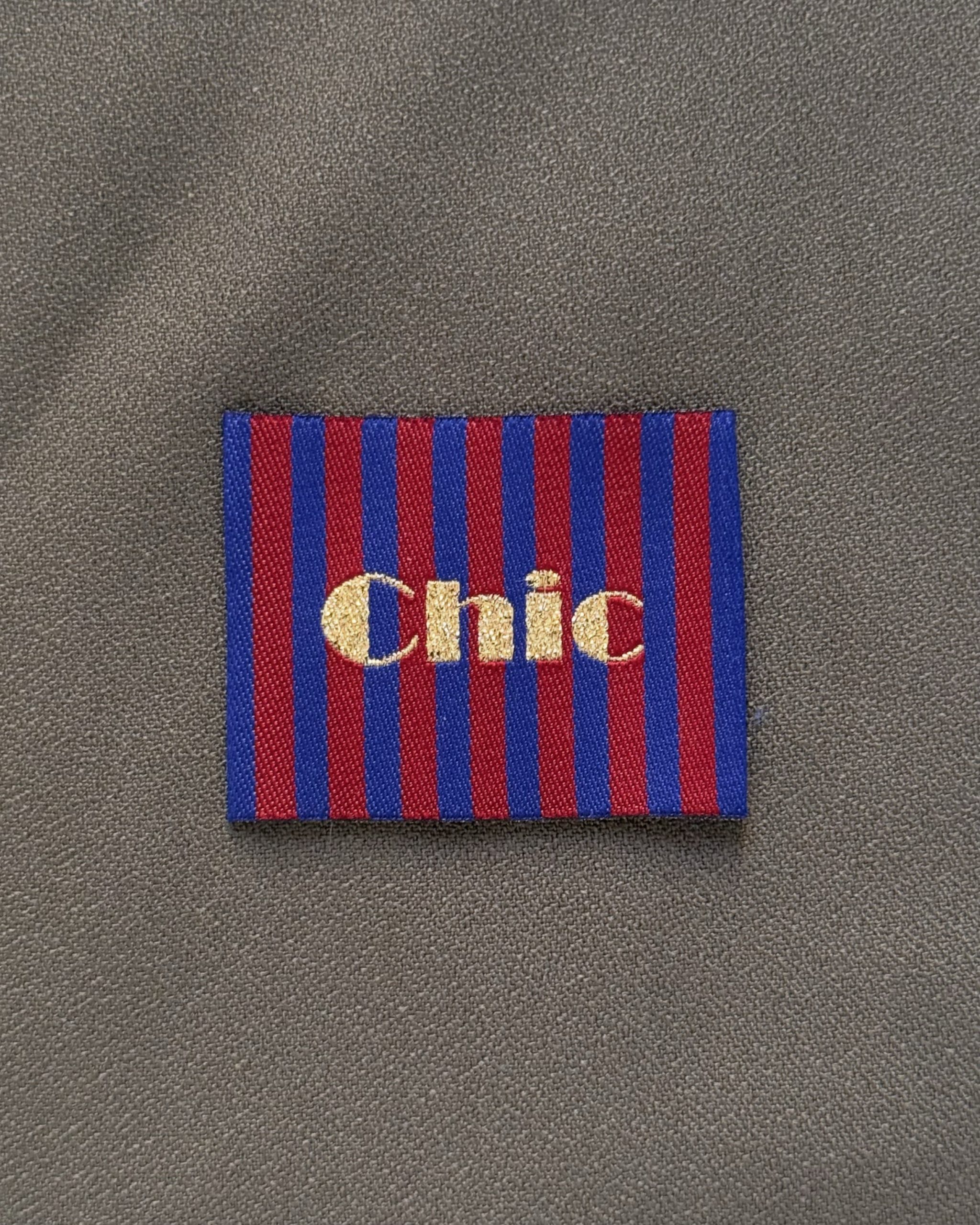 Etiquette tissée à coudre CHIC – Image 3