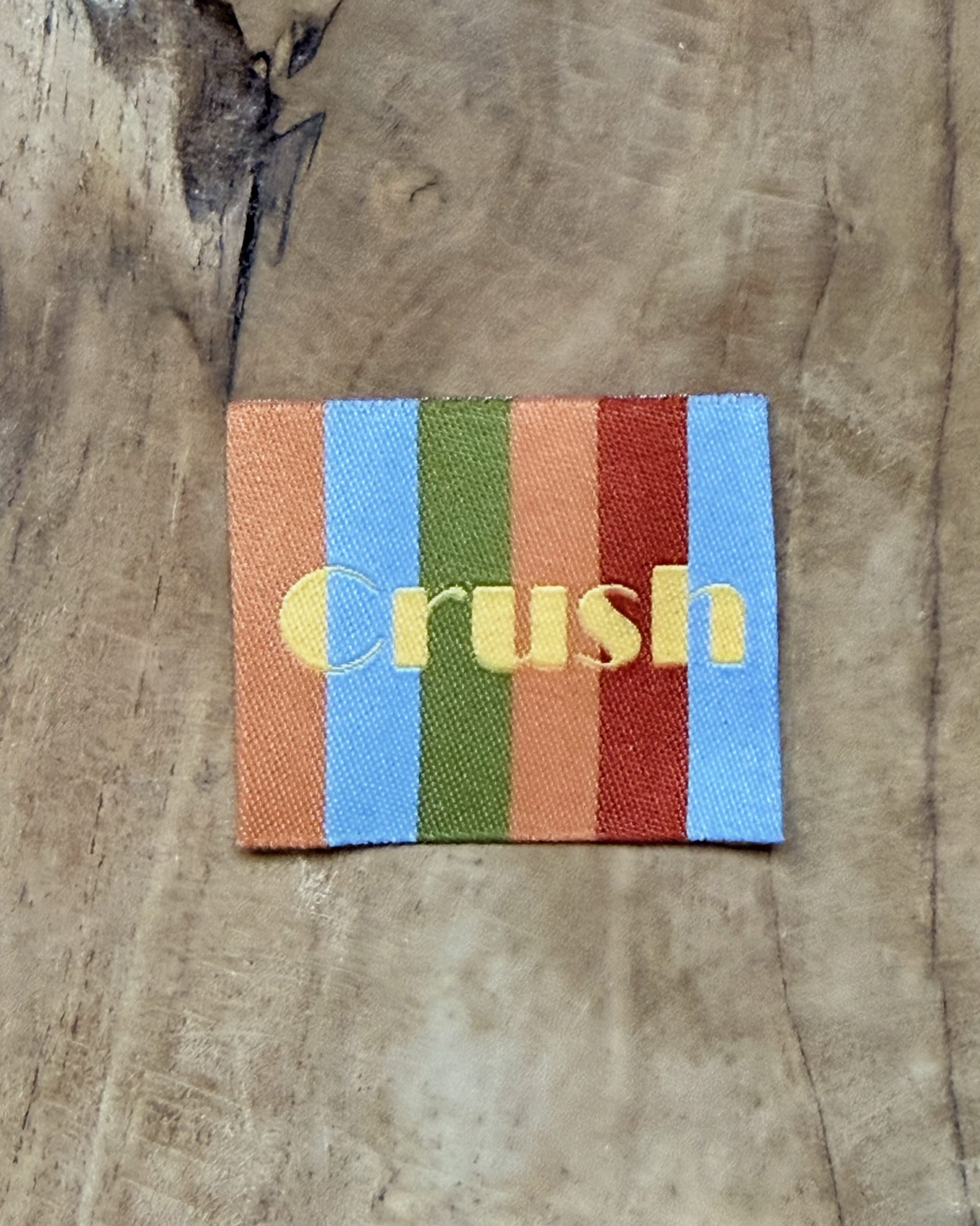 Etiquette tissée à coudre CRUSH – Image 3