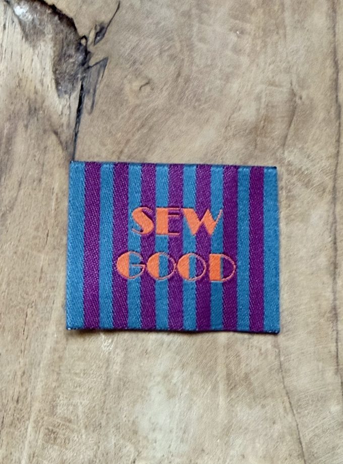 Etiquette tissée à coudre SEW GOOD