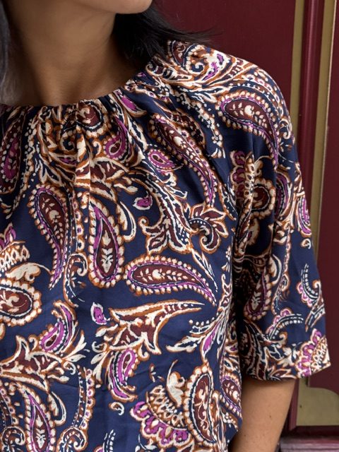 Tissu twill viscose cachemire HIMAYA